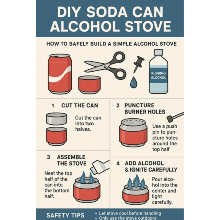 diy soda can stove